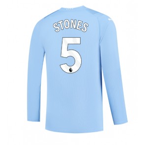 Manchester City John Stones #5 Koszulka Podstawowych 2023-24 Długi Rękaw